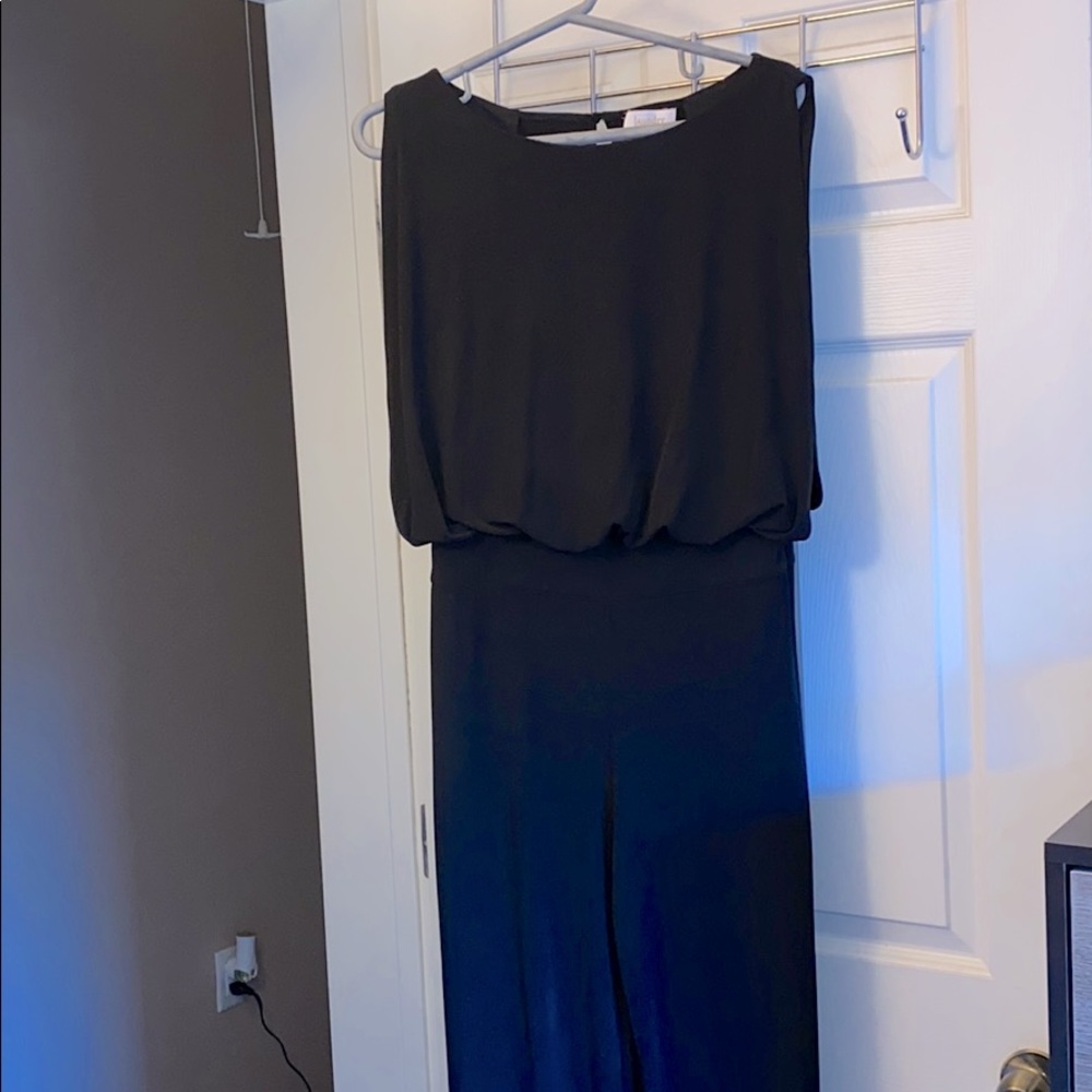 Women’s black sleeveless jumpsuit